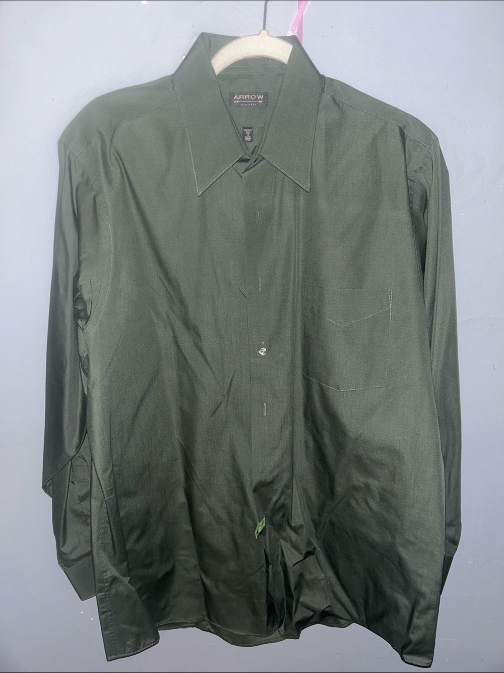 Arrow Men's Dark Green Long-Sleeve Shirt Jacket